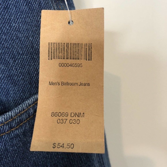 Duluth Trading Co. Men's NWT Relaxed Fit 5-Pocket Ballroom Jeans Size 37X30 - Picture 4 of 11